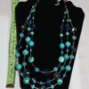 Vintage Blue Glass Necklace