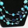 Vintage Blue Glass Necklace
