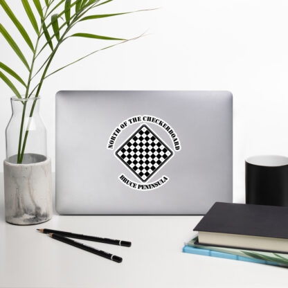 Stickers with North of the Checkerboard