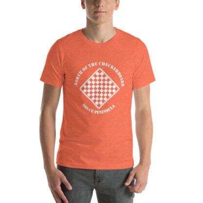 T-Shirt with North of the Checkerboard Logo