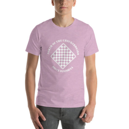 T-Shirt with North of the Checkerboard Logo