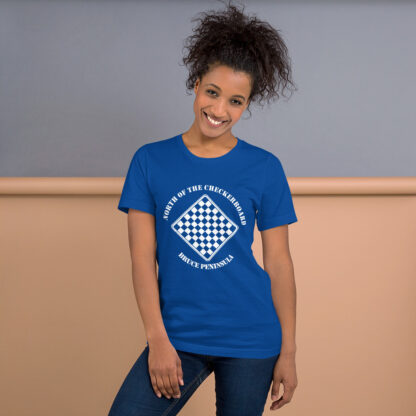 T-Shirt with North of the Checkerboard Logo