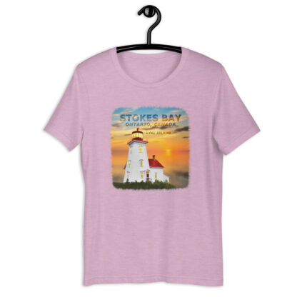 T-Shirt with Coloured Lyal Island Lighthouse
