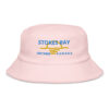 Terry Cloth Bucket Hat with Stokes Bay Ontario Canada with Sunset Logo
