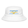 Terry Cloth Bucket Hat with Stokes Bay Ontario Canada with Sunset Logo