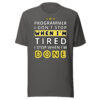 Dedicated Programmer t-shirt