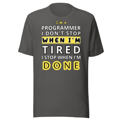 Dedicated Programmer t-shirt