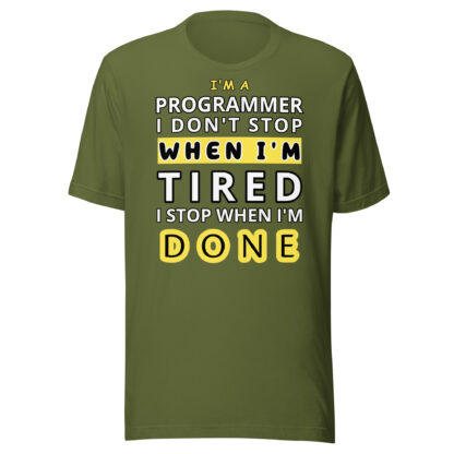 Dedicated Programmer t-shirt