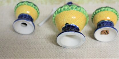 Vintage Fruit Condiment Set with Tray and Spoon